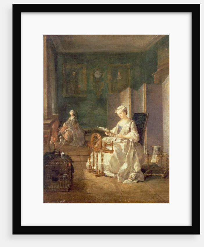 Interior with Two Figures, 18th century by Etienne Jeaurat