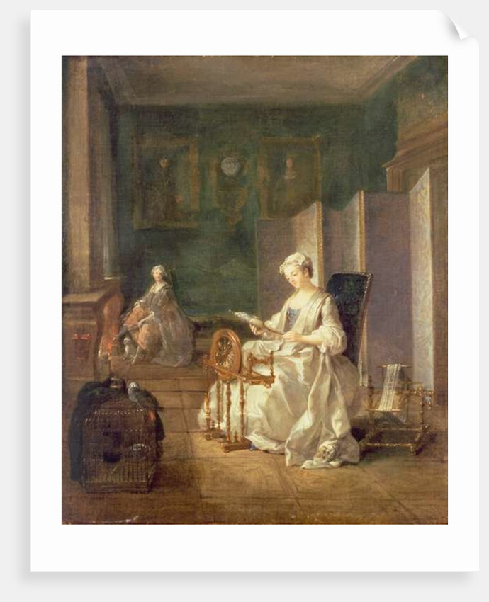 Interior with Two Figures, 18th century by Etienne Jeaurat