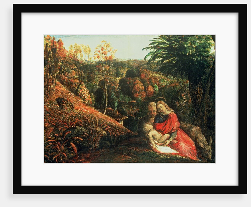 The Rest on the Flight into Egypt, 19th century by Samuel Palmer