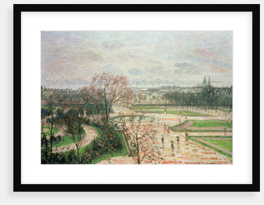 The Garden of the Tuileries in Rainy Weather, 1899 by Camille Pissarro