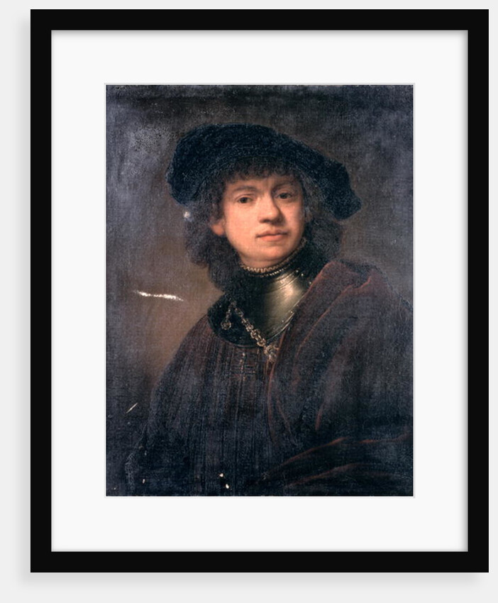 Self Portrait, 17th century by Rembrandt Harmensz. van Rijn