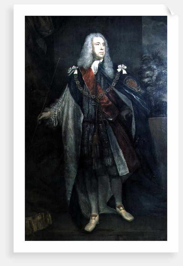 Portrait of Charles Fitzroy, 2nd Duke of Grafton, 1755-57 by Joshua Reynolds