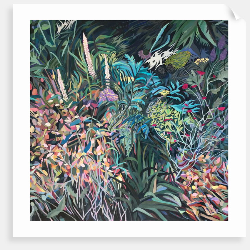 Evening Garden, 2018 by rose lascelles