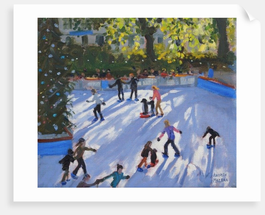 Ice skating, Natural History Museum, 2014 by Andrew Macara