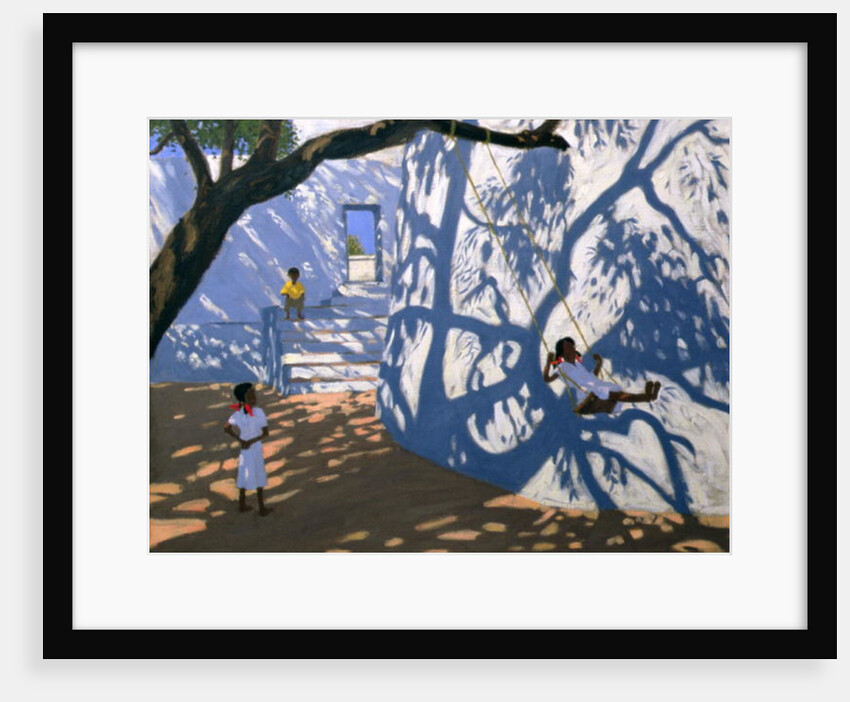 Girl on a Swing, India, 2000 by Andrew Macara