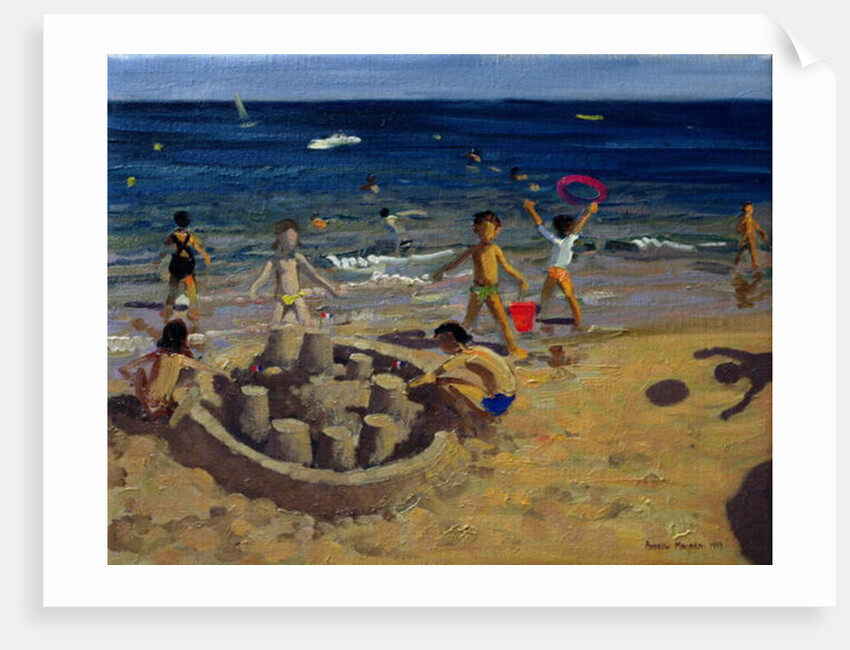 Sandcastle, France, 1999 by Andrew Macara