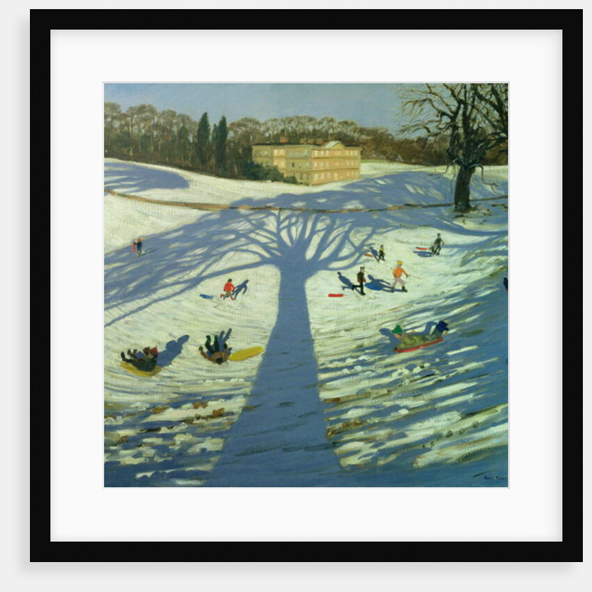 Calke Abbey House, Winter, 2002 by Andrew Macara