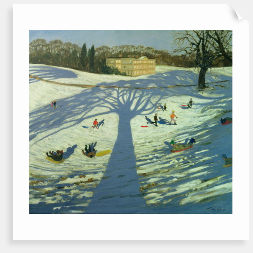 Calke Abbey House, Winter, 2002 by Andrew Macara