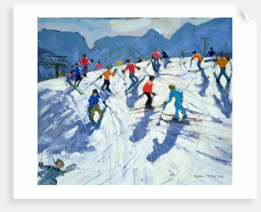 Busy Ski Slope, Lofer, 2004 by Andrew Macara