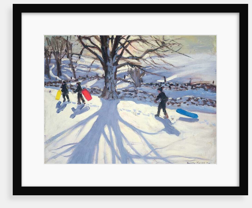 Tobogganers, near Youlegrave, 2004 by Andrew Macara