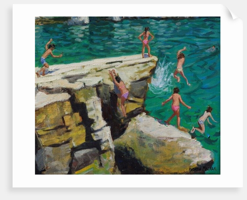 Detail of Jumping into the sea by Andrew Macara