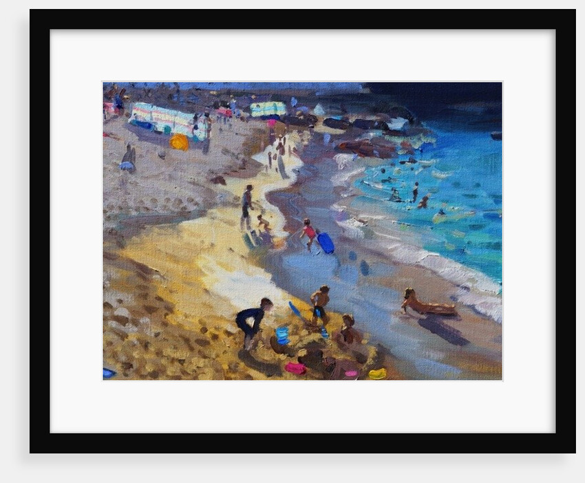 Detail of Overlooking Porthmeor beach, St Ives, 2015 by Andrew Macara