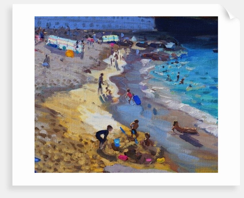 Detail of Overlooking Porthmeor beach, St Ives, 2015 by Andrew Macara