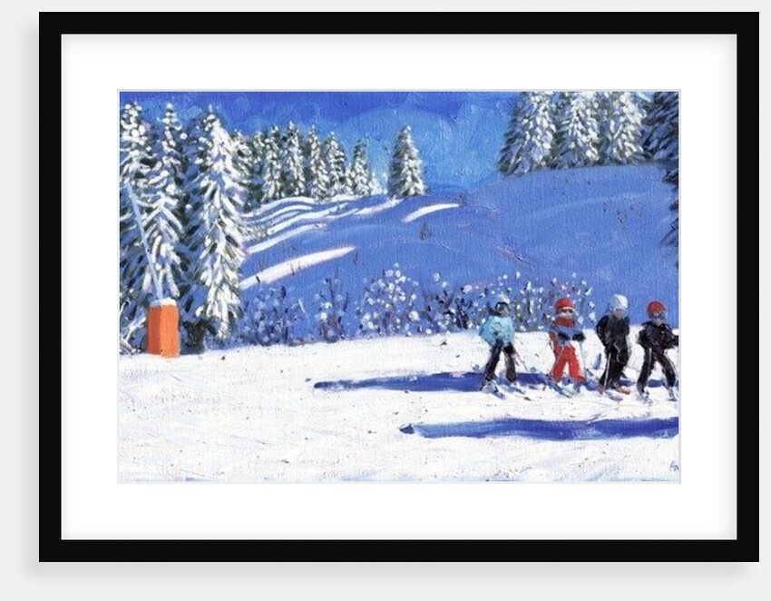 Young Skiers, Morzine, France, 2015 by Andrew Macara