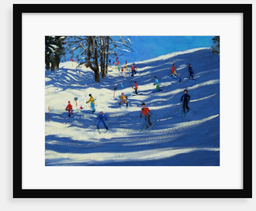 Blue shadows, Morzine by Andrew Macara