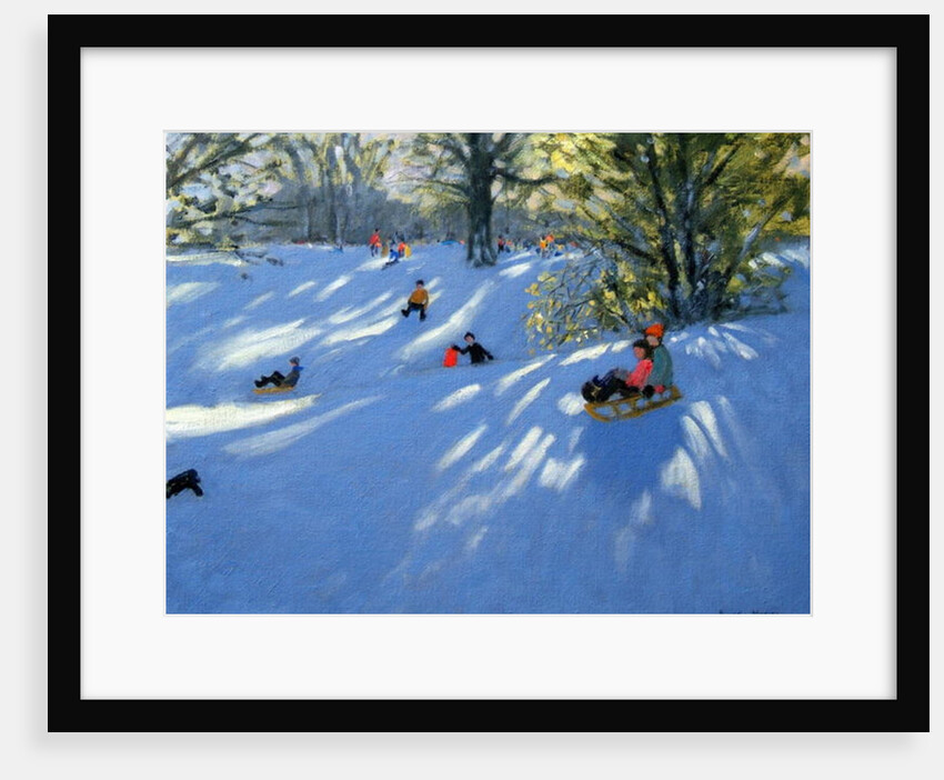 Early snow, Darley Park, Derby by Andrew Macara