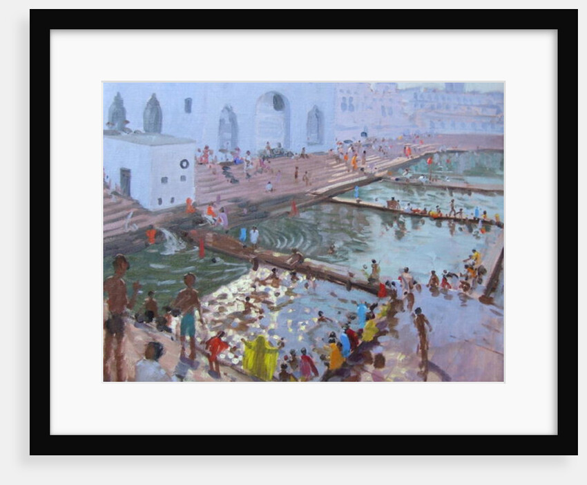 Pushkar ghats, Rajasthan by Andrew Macara