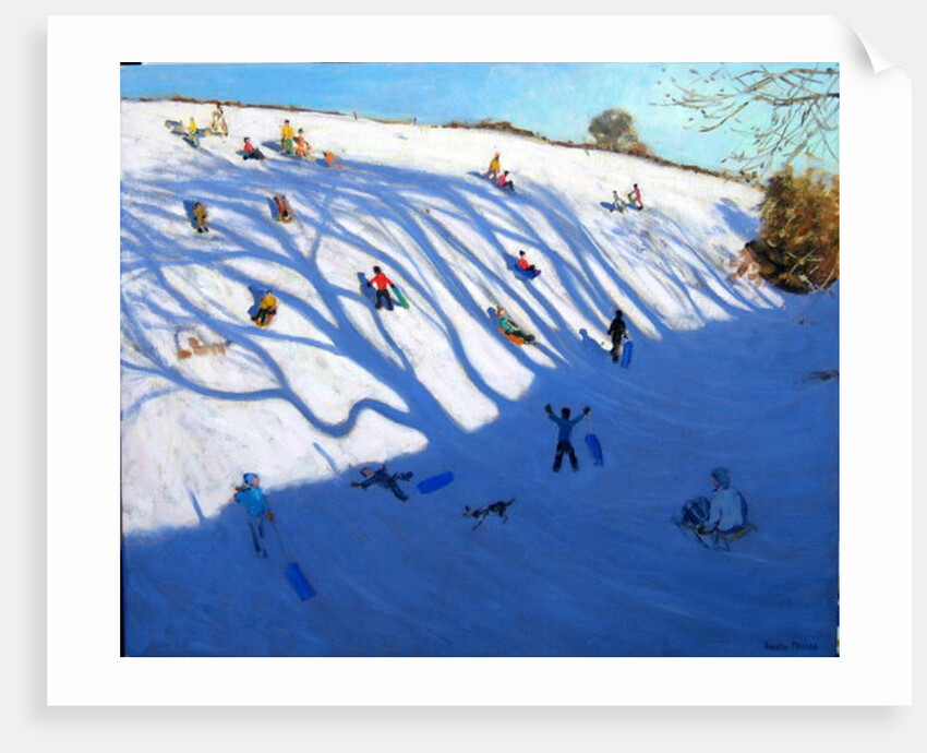 Shadows on a hill, Monyash by Andrew Macara