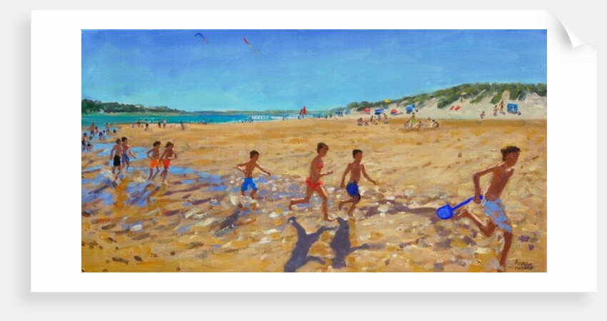 Keeping fit, Wells next the Sea, 2014 by Andrew Macara