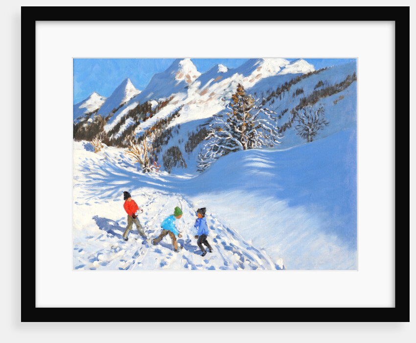 Snowballing, La Clusaz, France, 2017 by Andrew Macara