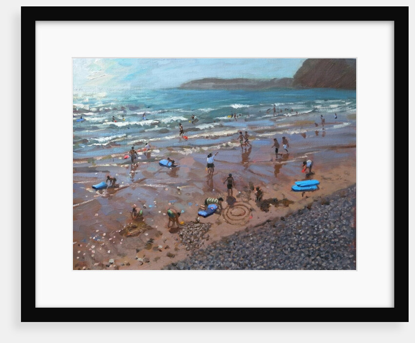 Circles in the Sand, Sidmouth, 2007 by Andrew Macara