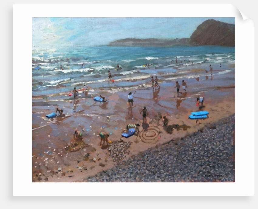 Circles in the Sand, Sidmouth, 2007 by Andrew Macara