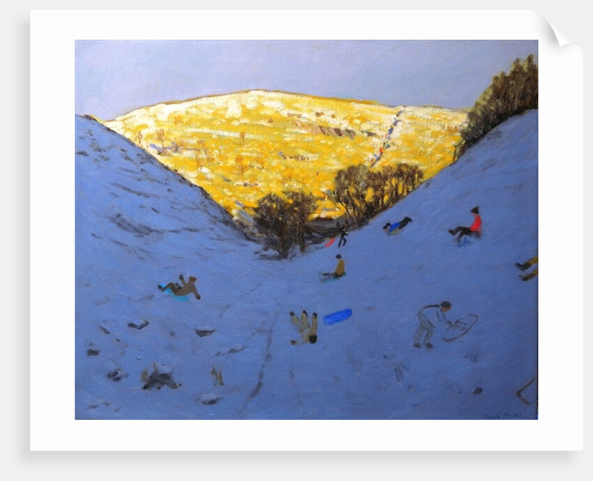 Sun and Snow, Derbyshire, 2007 by Andrew Macara