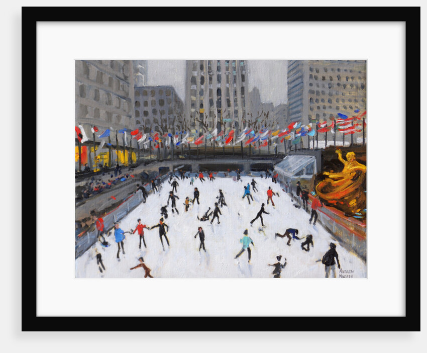 Christmas skating, Rockerfeller Ice Rink, New York, 2017 by Andrew Macara