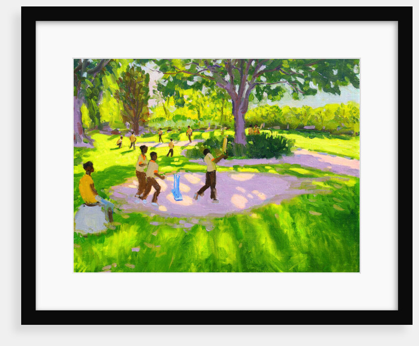 Cricket Practise, Botanical Gardens, Dominica, Grenadines, West Indies, 2010 by Andrew Macara