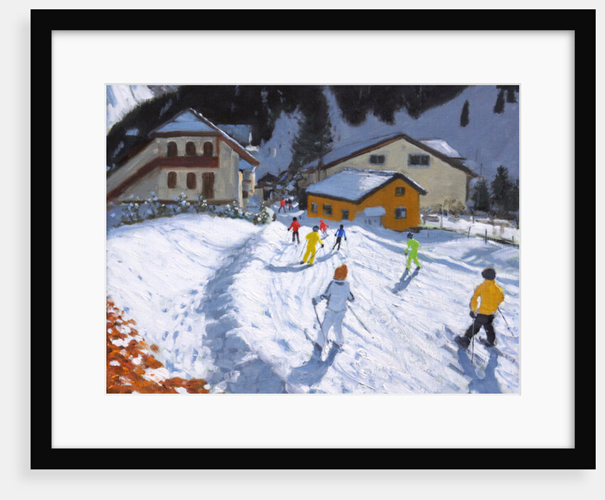 Skiing into Val Gardena, Italy, 2017 by Andrew Macara