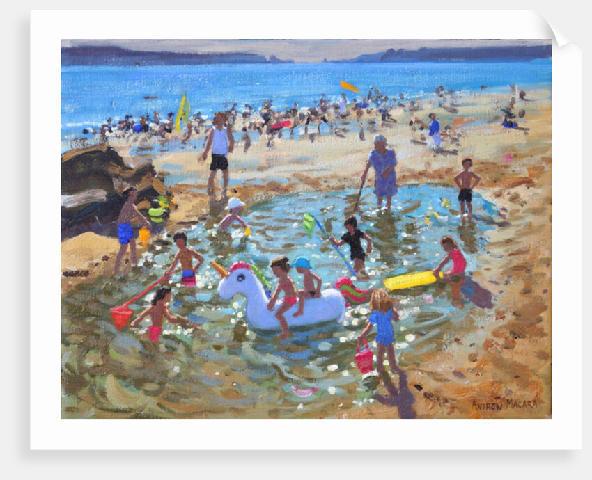 The unicorn, Tenby, 2017 by Andrew Macara