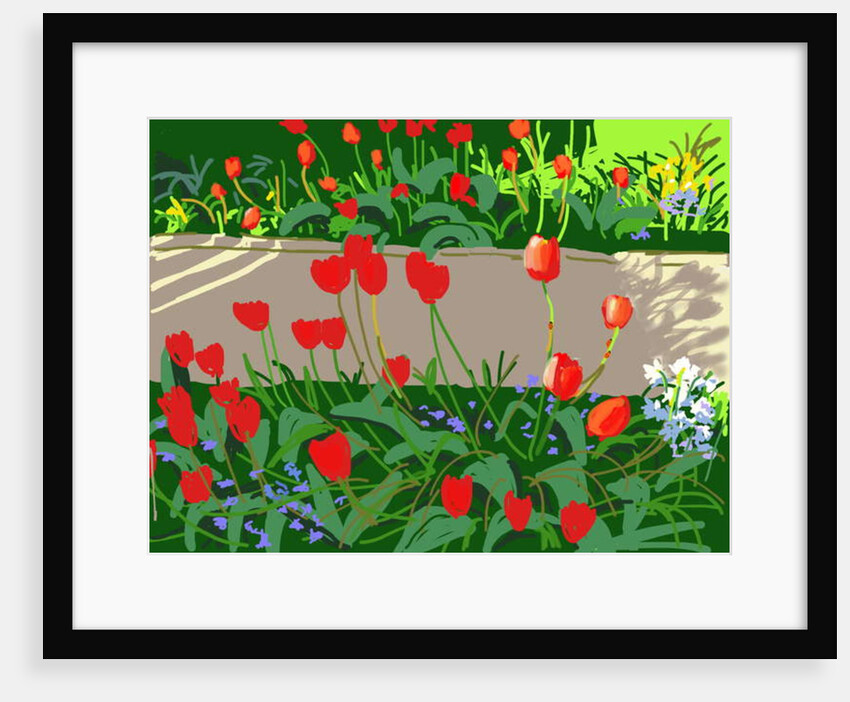 Tulips and Ladybirds, 2017 by Andrew Macara