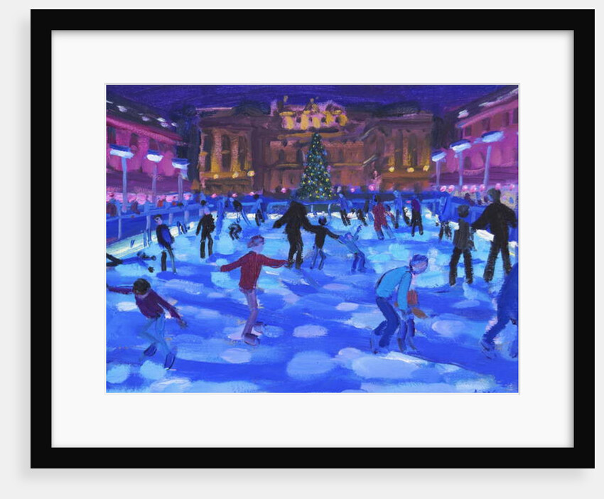 Evening skaters, Somerset House, 2015 by Andrew Macara