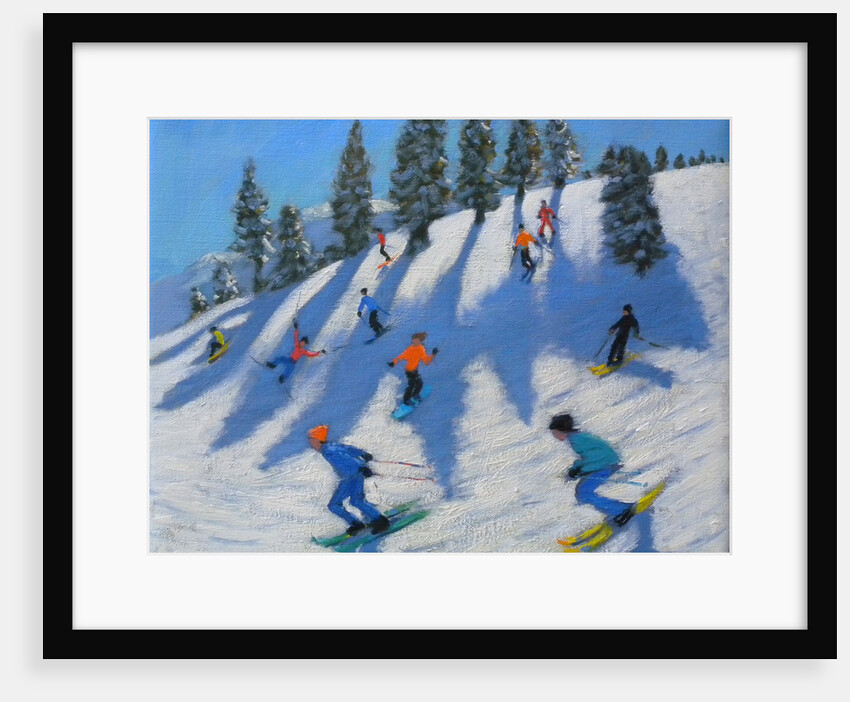 Skiers, Lofer, 2010 by Andrew Macara