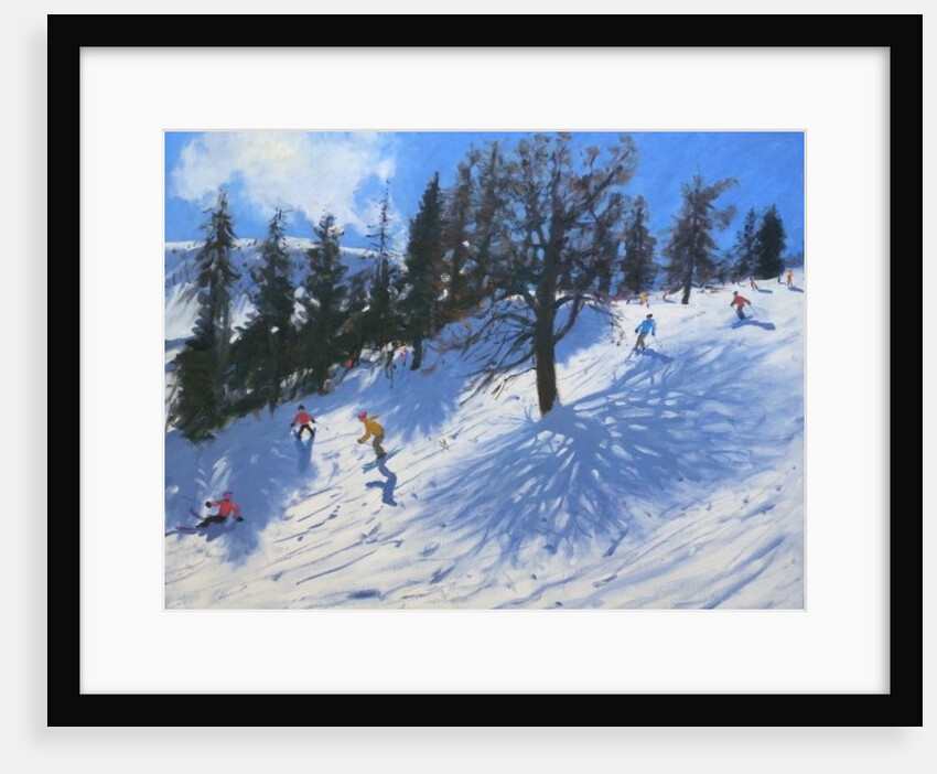 Spring skiers, Verbier, 2010 by Andrew Macara