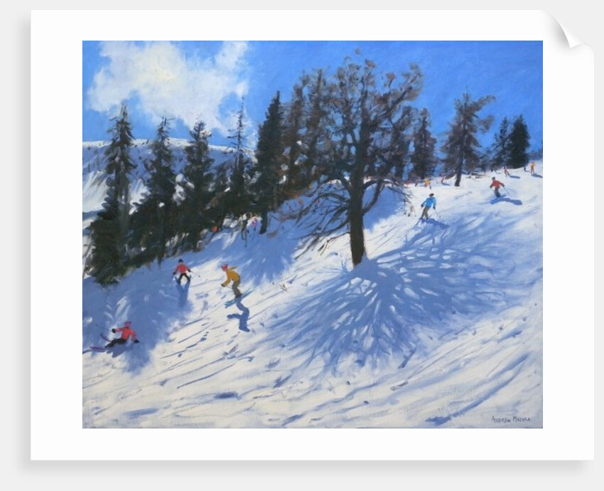 Spring skiers, Verbier, 2010 by Andrew Macara