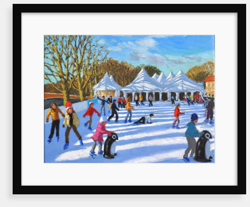 Bright morning, Hampton Court Palace Ice Rink, London, 2018 by Andrew Macara