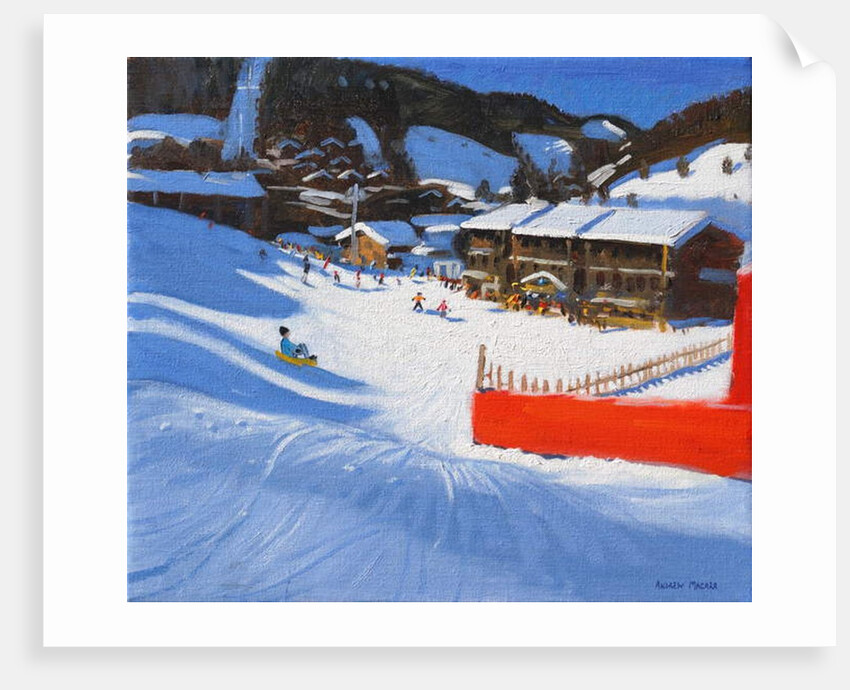 Skiing; La Clusaz, France, 2011 by Andrew Macara