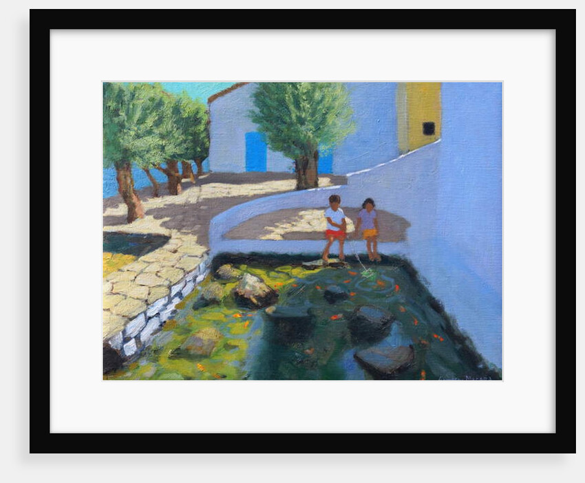 Fish pond, Milos, Greece, 2017 by Andrew Macara