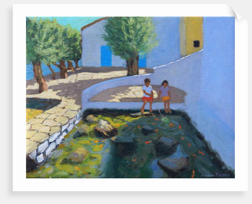 Fish pond, Milos, Greece, 2017 by Andrew Macara