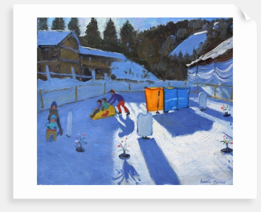 Childrens ice rink, Clusaz, 2014 by Andrew Macara