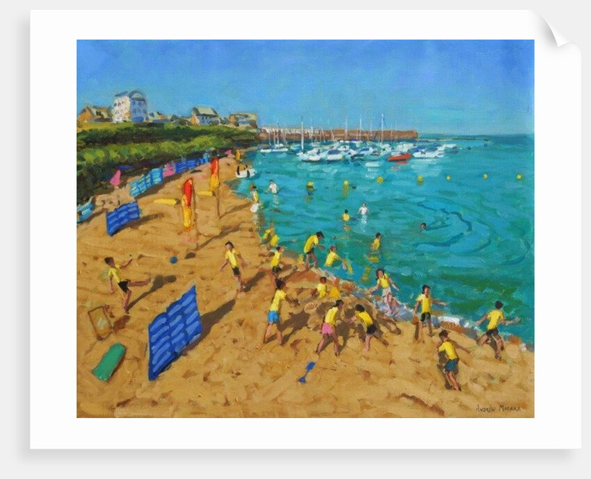 School outing, New Quay, Wales, 2013 by Andrew Macara