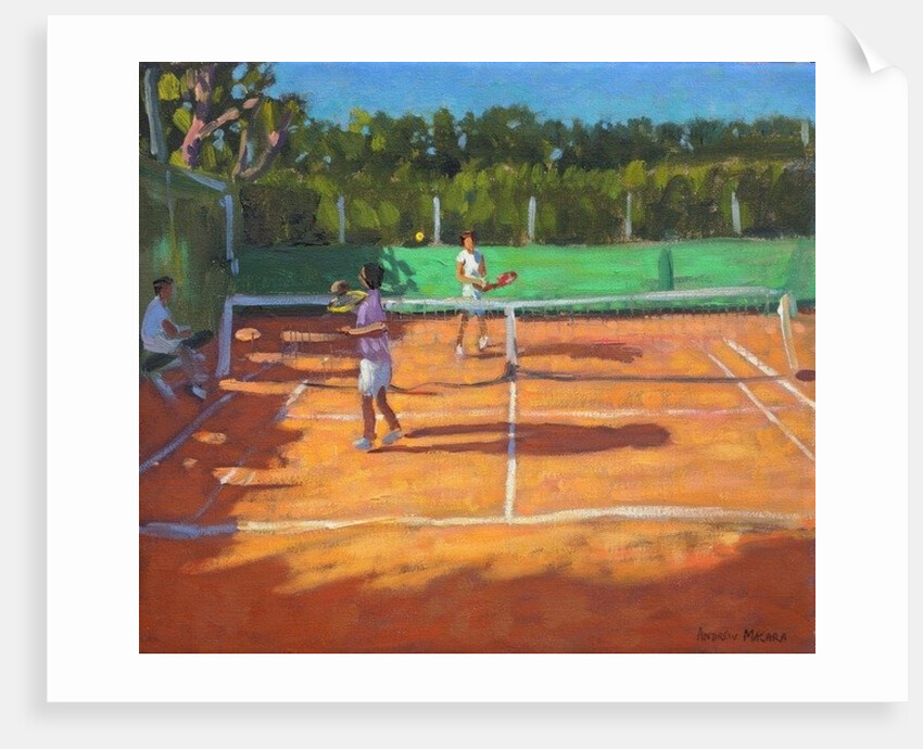 Tennis practise, Cap d’adge, France, 2013 by Andrew Macara
