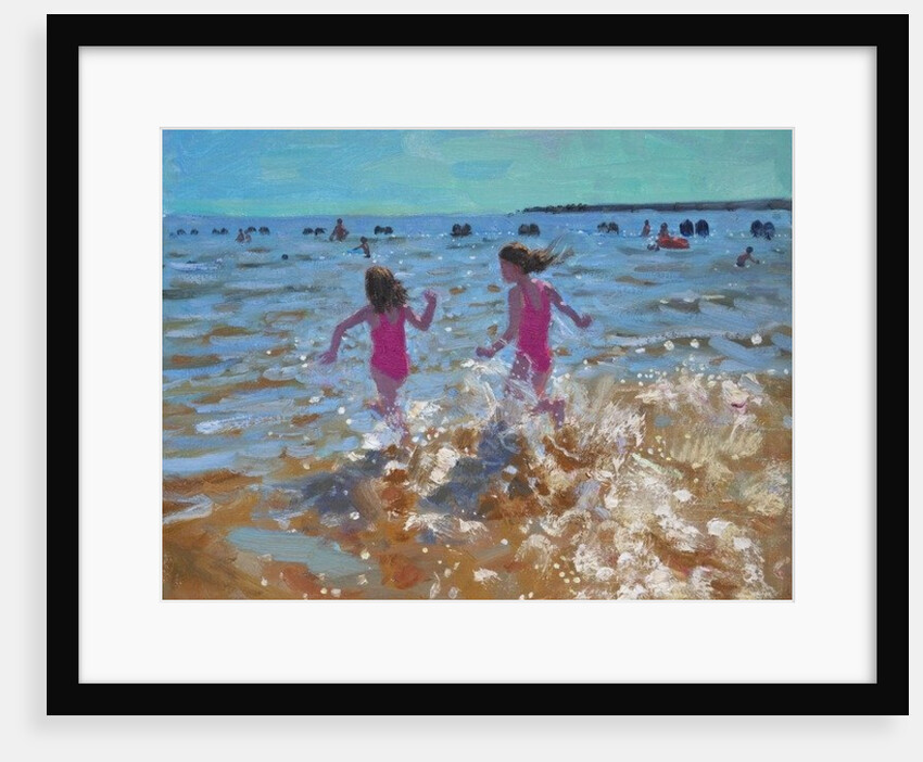 Splashing in the sea, Clacton, 2014 by Andrew Macara