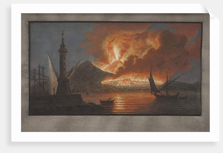 Plate VI from 'Campi Phlegraei: Observations of the Volcanoes of the two Sicilies' by William Hamilton, 1776 by Pietro Fabris