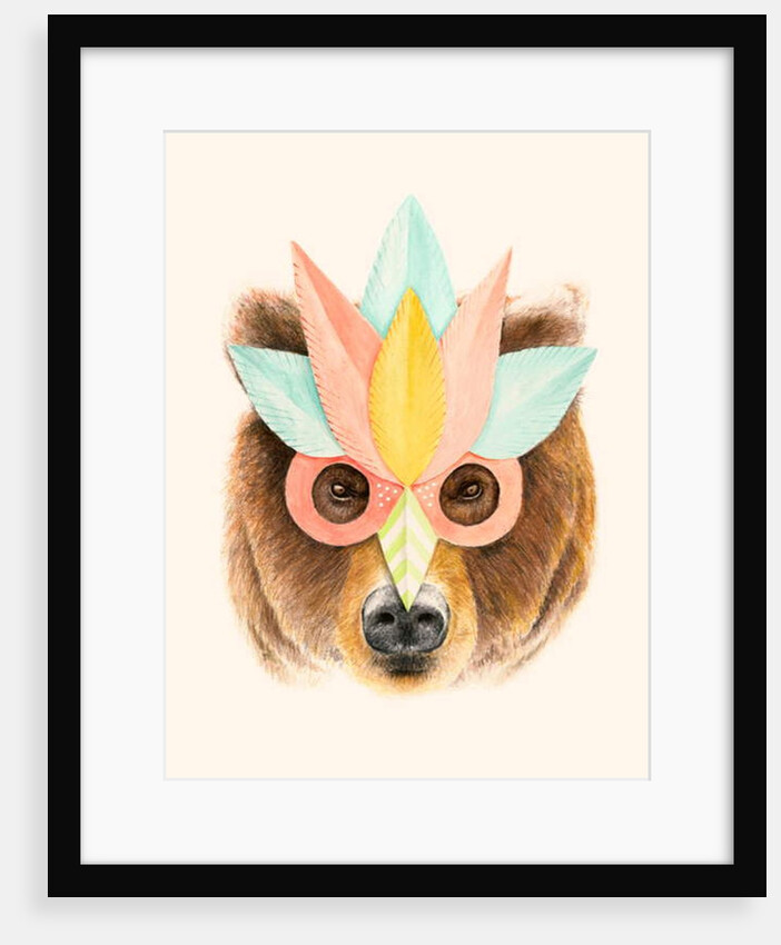The Bear with the Paper Mask, 2017 by Florent Bodart