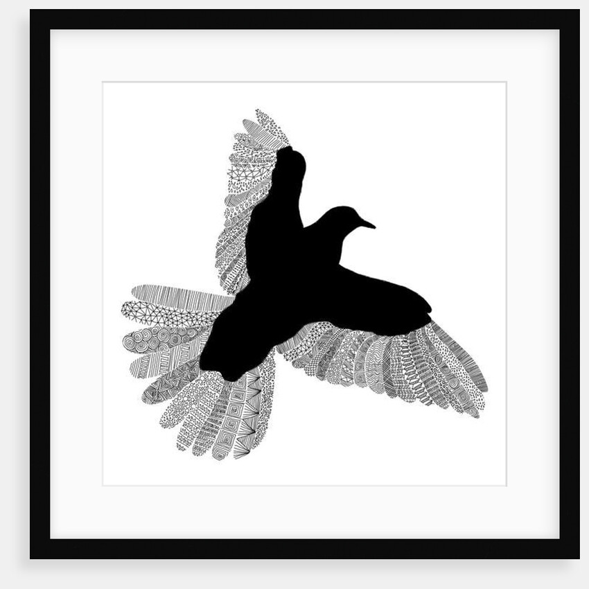 Bird Line Art, 2016 by Florent Bodart