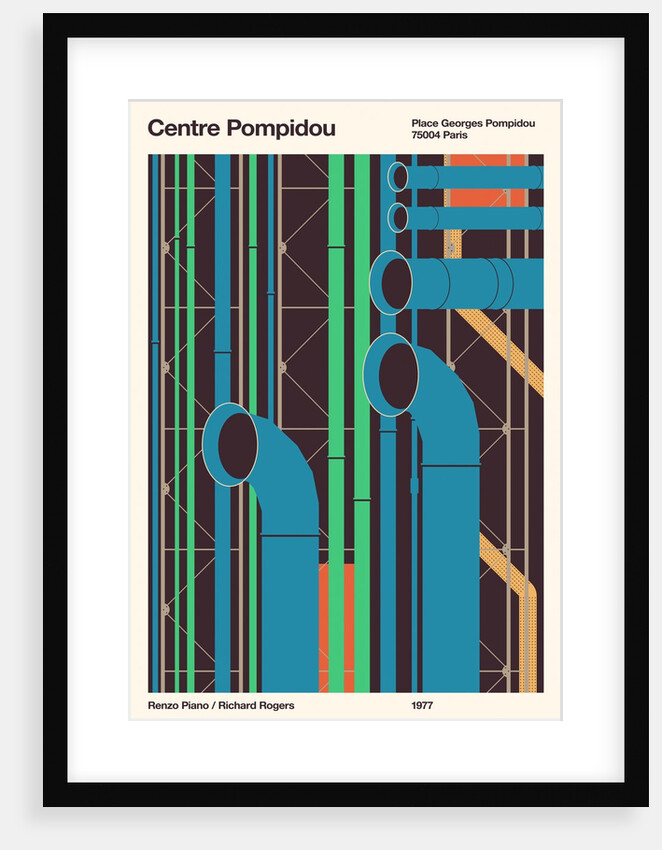 Centre Pompidou - Paris, 2020 by Florent Bodart