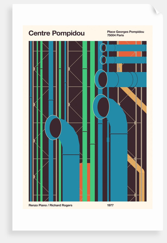 Centre Pompidou - Paris, 2020 by Florent Bodart