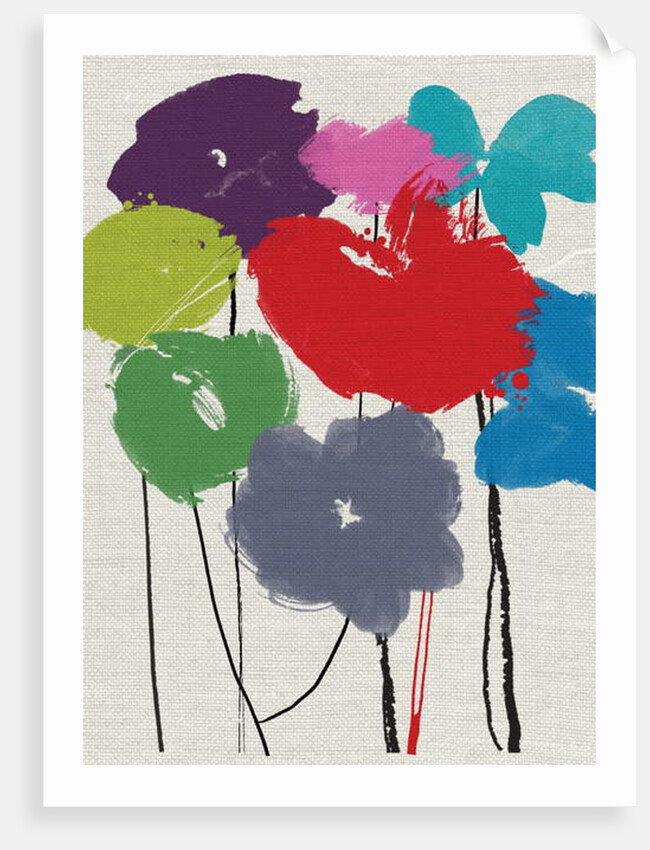Printed Flowers, 2018 by Jenny Frean